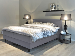Boxspringcombinatie M-Ray, Valencia Deluxe, Grijs